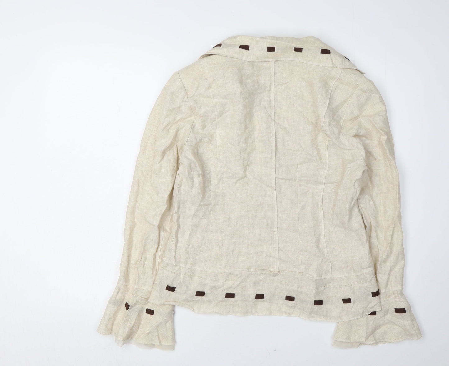 Marks and Spencer Beige Women's Blazer Size 12