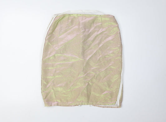 Topshop Women's Multicoloured Pencil Skirt, Size 12