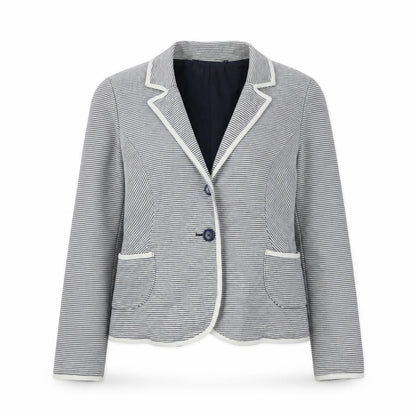 Next Women's Black Striped Blazer Size 12