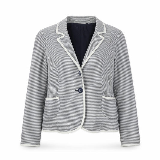 Next Women's Black Striped Blazer Size 12