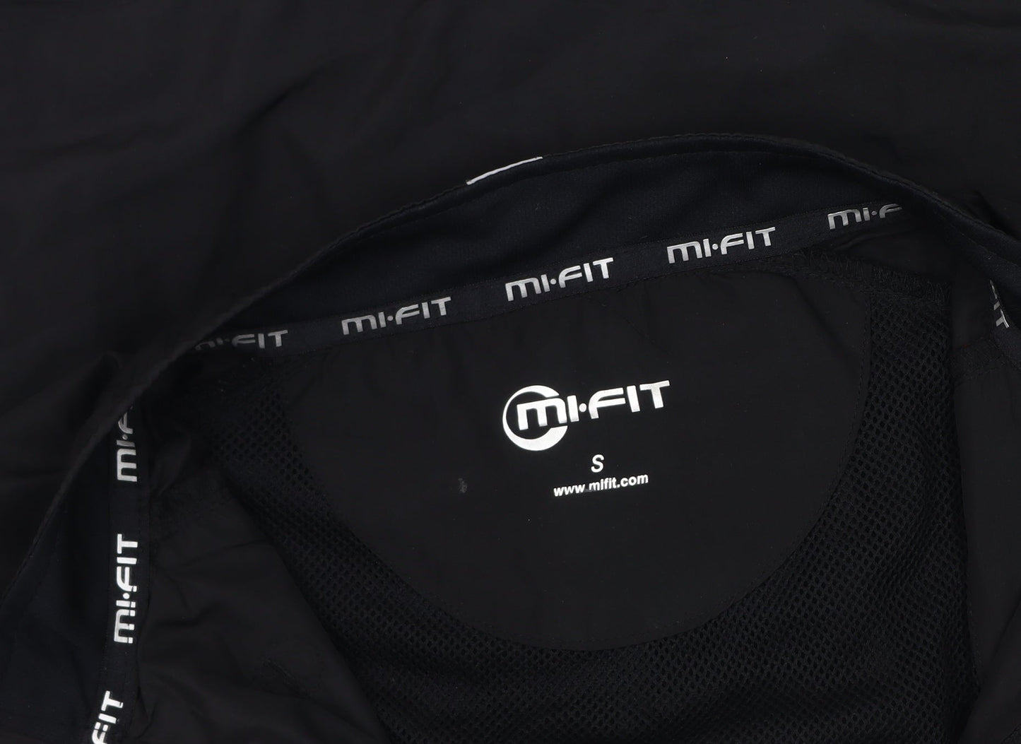 Mi-Fit Men's Black Windbreaker Jacket S