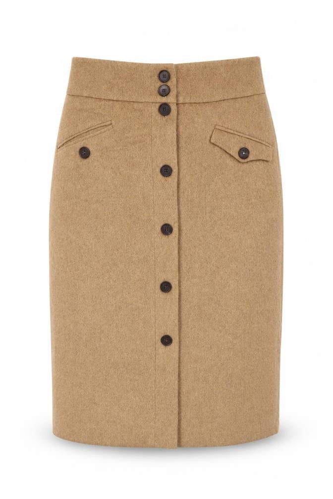 Jigsaw Women's Beige Knee-Length Pencil Skirt - Size 8