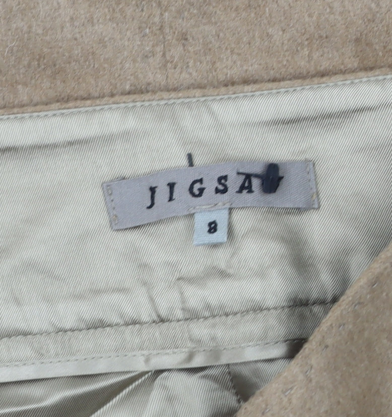 Jigsaw Women's Beige Knee-Length Pencil Skirt - Size 8