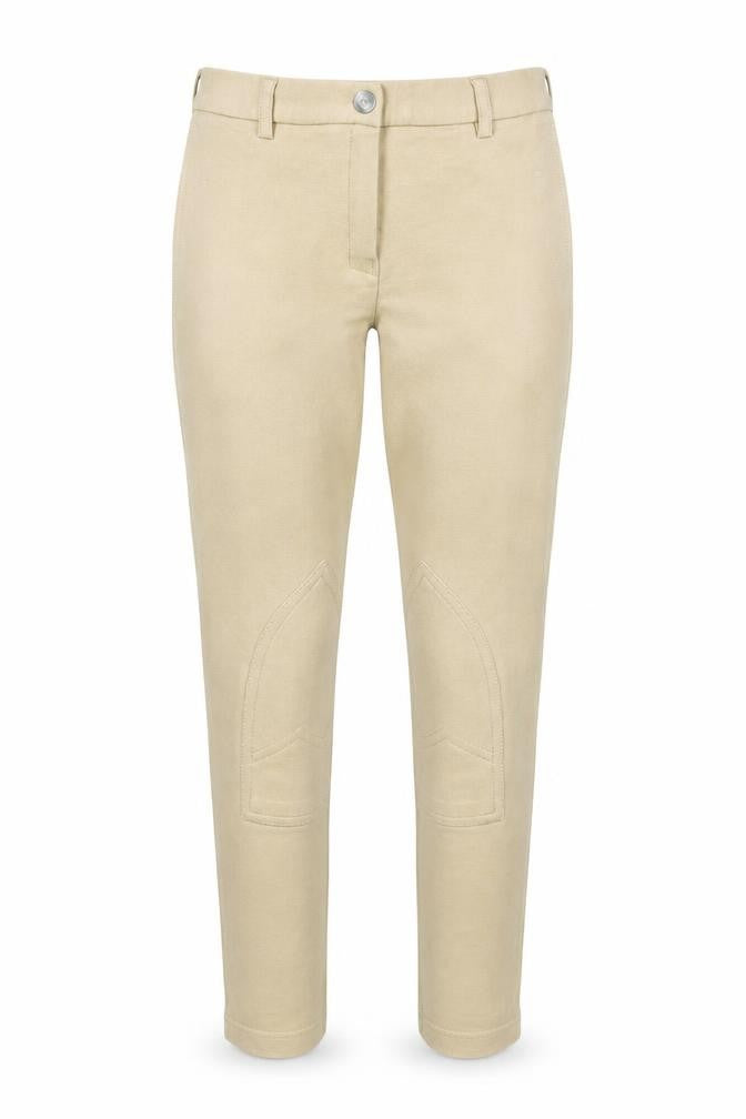 Wessex Girls Beige Trousers 11-12 Years Cotton Button Closure