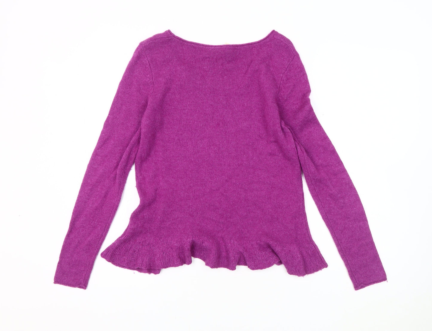 Elegant Purple Women's Pullover Jumper Size 12