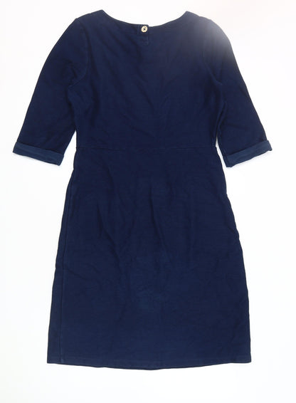 Joules Women's Blue Shift Dress Size 12