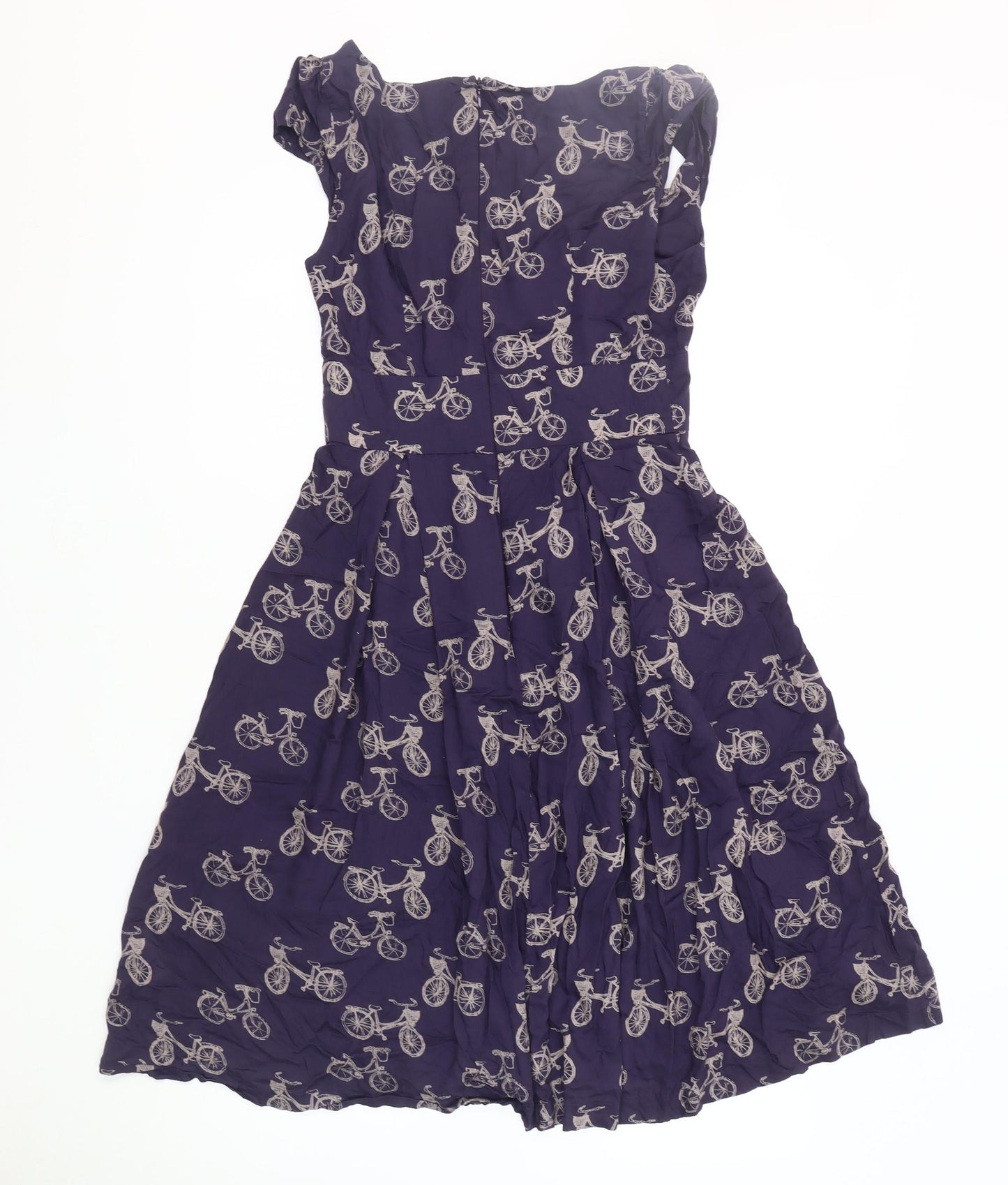 Great Plains Women's Purple XS Fit & Flare Dress