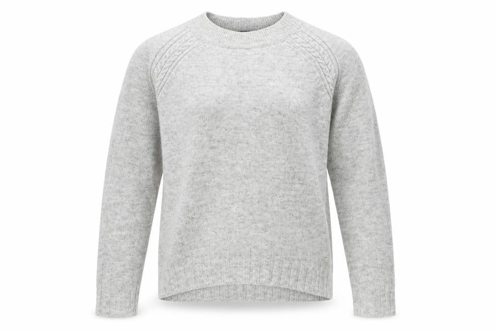 Reserved Men’s Grey Cable-Knit Pullover Jumper S