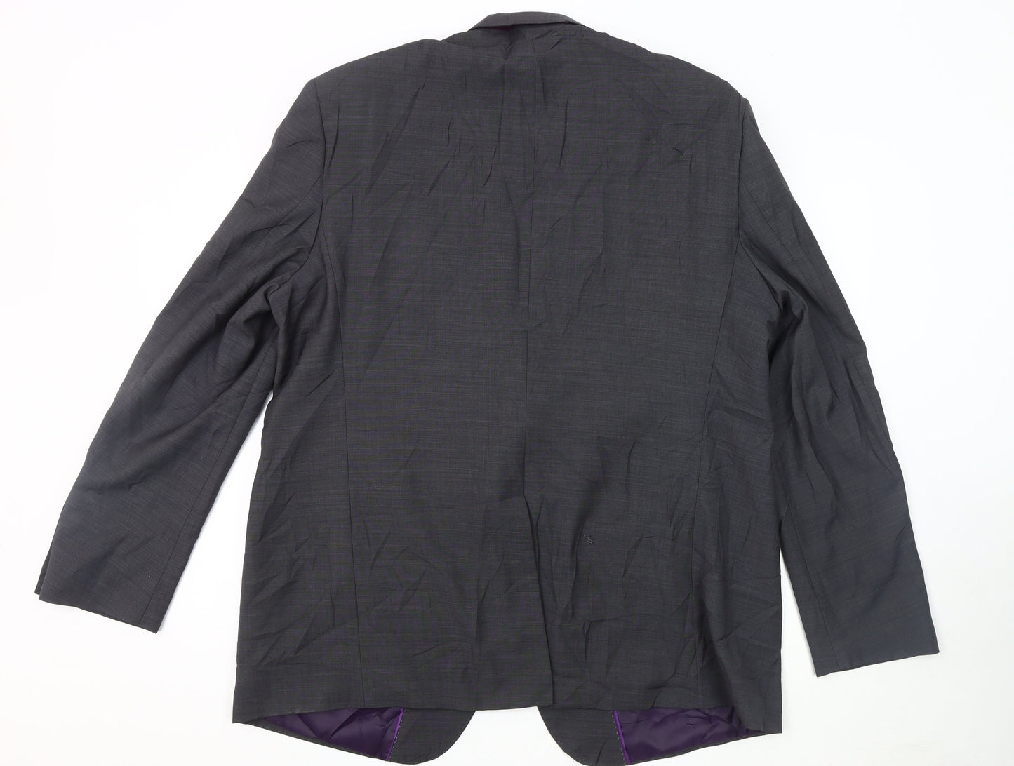 Marks and Spencer Men's Grey Wool Blazer, 48L