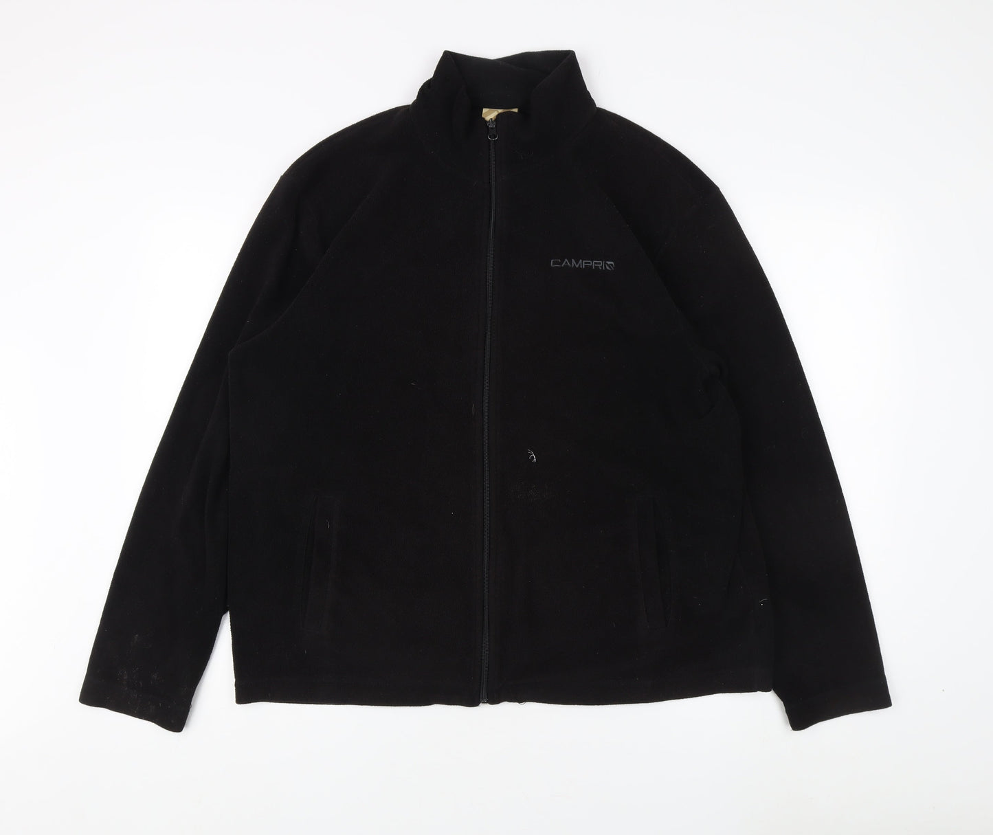 Campri Men's Black Fleece Jacket L