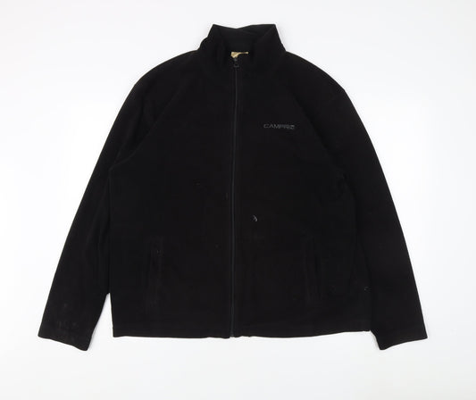 Campri Men's Black Fleece Jacket L