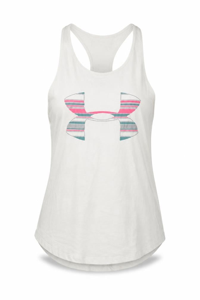 Under Armour Women's White Tank Top YXL