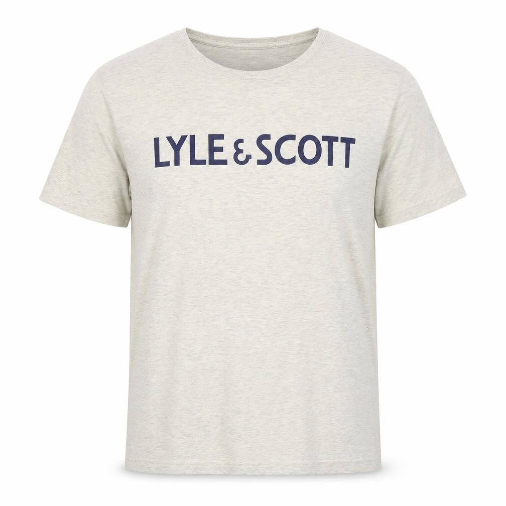 Lyle & Scott Beige Men's M T-Shirt - New Logo Style
