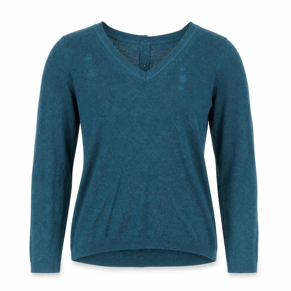 Banana Republic Women's Blue V-Neck Pullover Jumper S