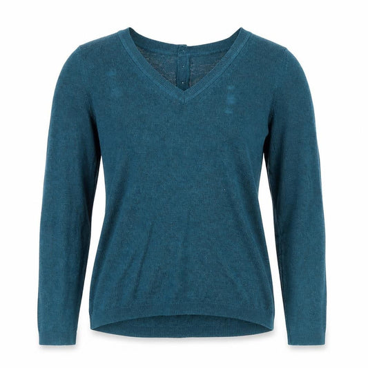 Banana Republic Women's Blue V-Neck Pullover Jumper S