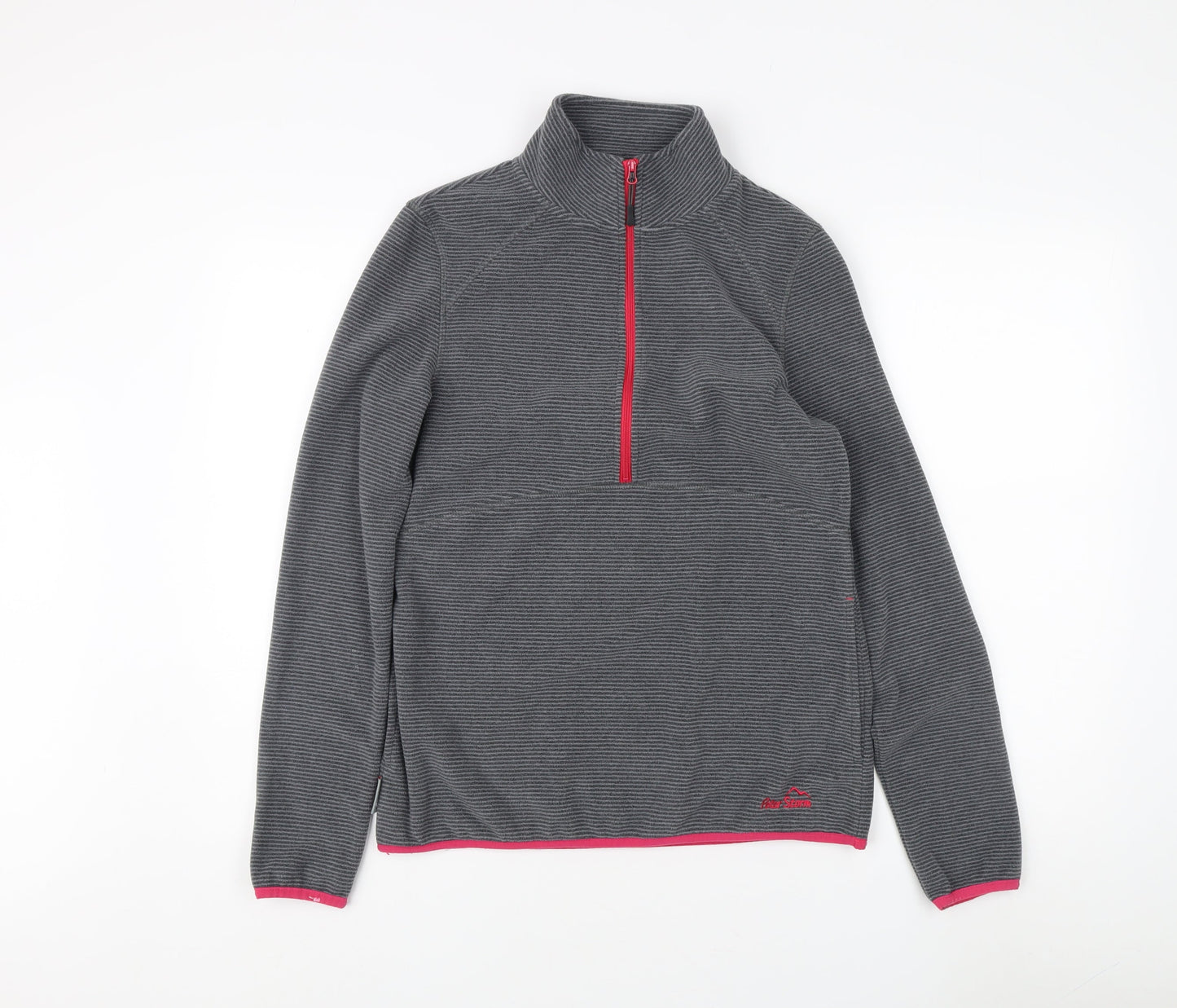 Peter Storm Women's Grey Henley Sweatshirt Size 12