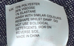 White Stuff Women's Blue Floral T-Shirt, Size 10