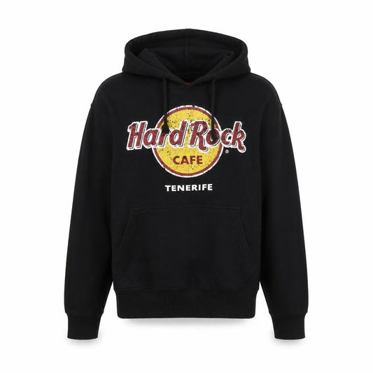 Hard Mens Rock Cafe Black XS Pullover Hoodie