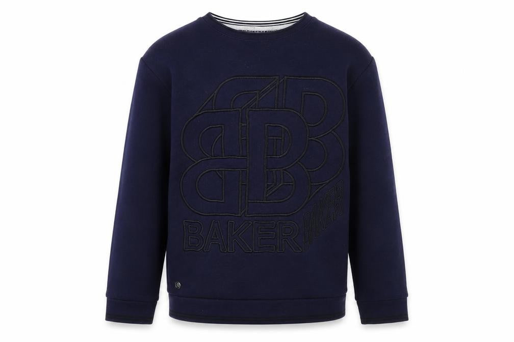 Baker by Ted Baker Boys Blue Pullover Sweatshirt 11-12Y