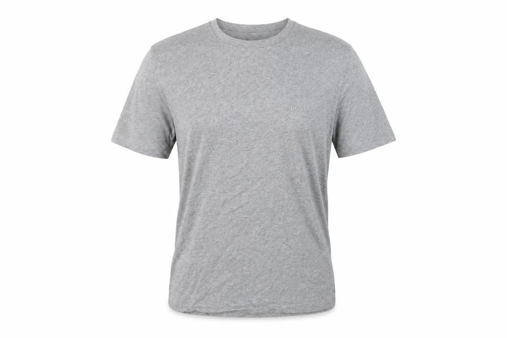 BOSS Men's Grey Short Sleeve Crew Neck T-Shirt Size S