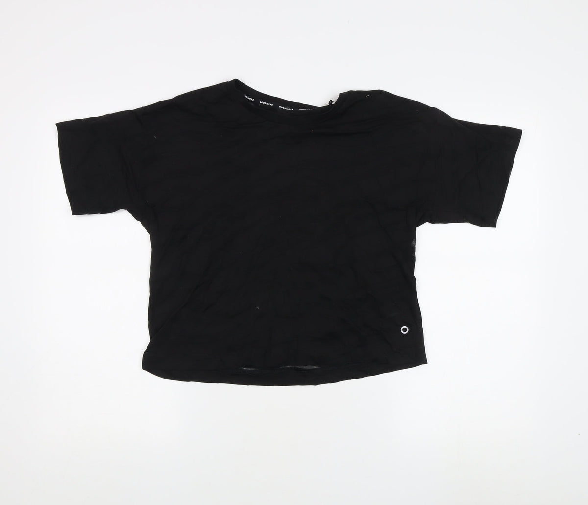 Marks & Spencer Women's Black T-Shirt, Size 6, Breathable