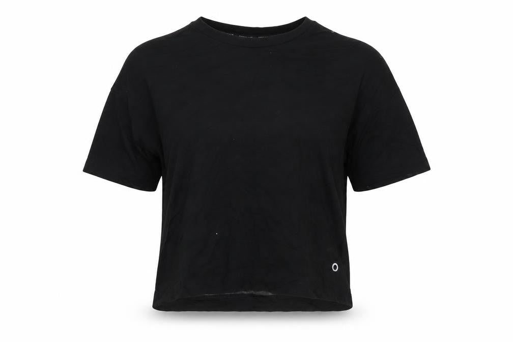 Marks & Spencer Women's Black T-Shirt, Size 6, Breathable