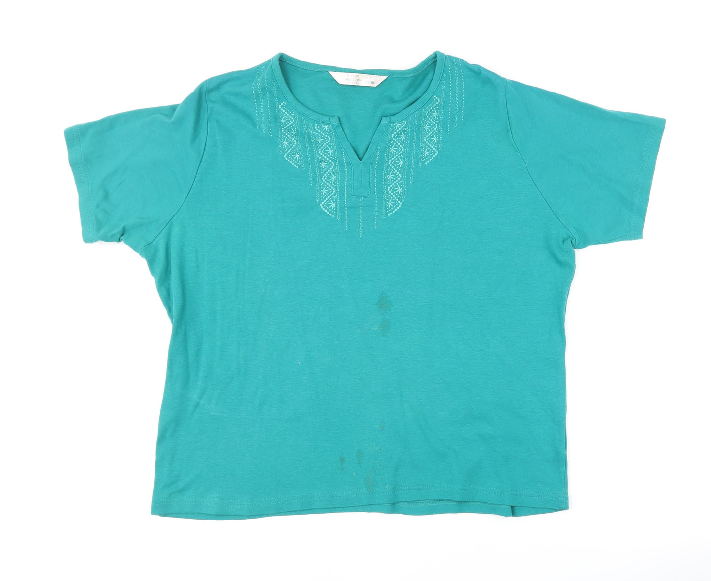Honor Millburn Women's Blue T-Shirt, Size L