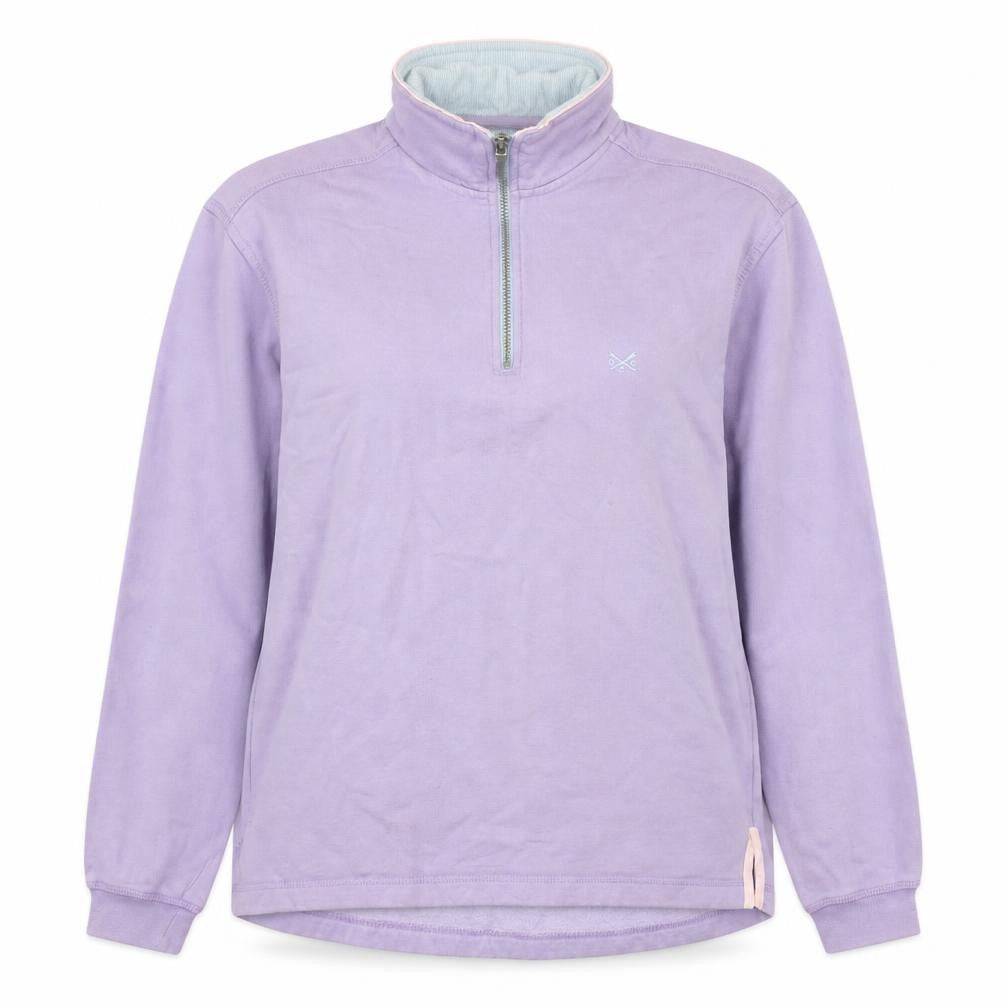Crew Women’s Purple 1/4 Zip Sweatshirt - Size S