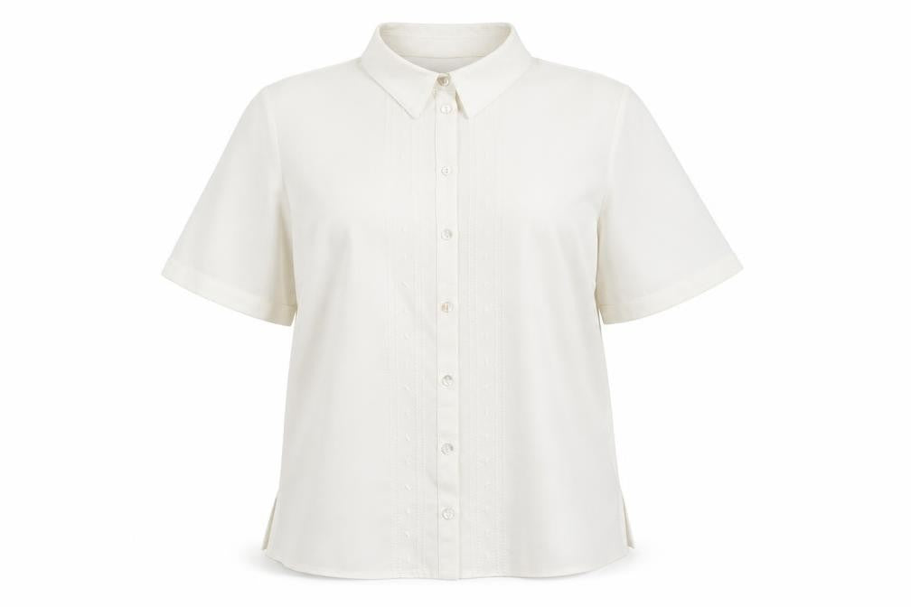 Honor Millburn Women's White Button-Up Shirt Size 16