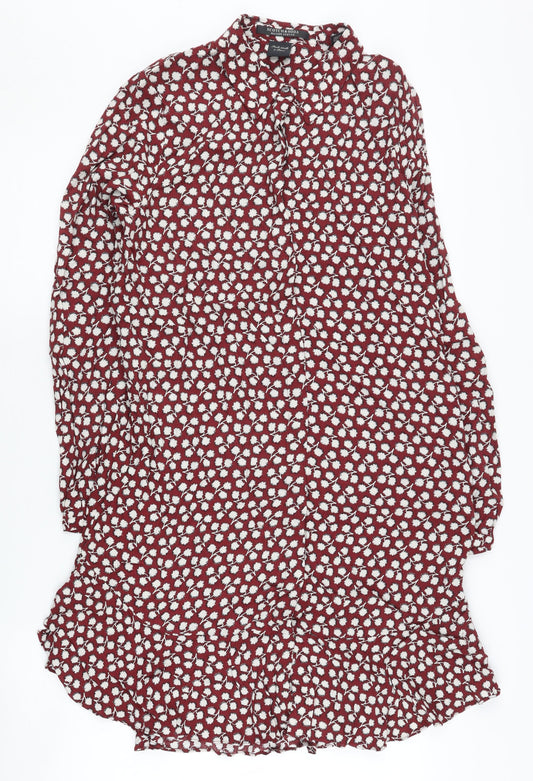 Scotch & Soda Women Red Shirt Dress XS