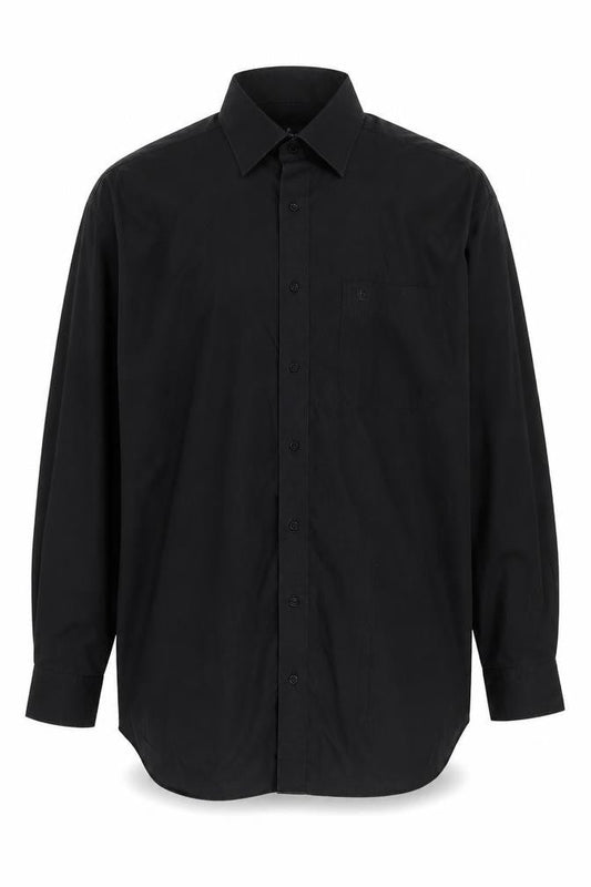 Jeff Banks Men's Black Long Sleeve Shirt, Size 15.5