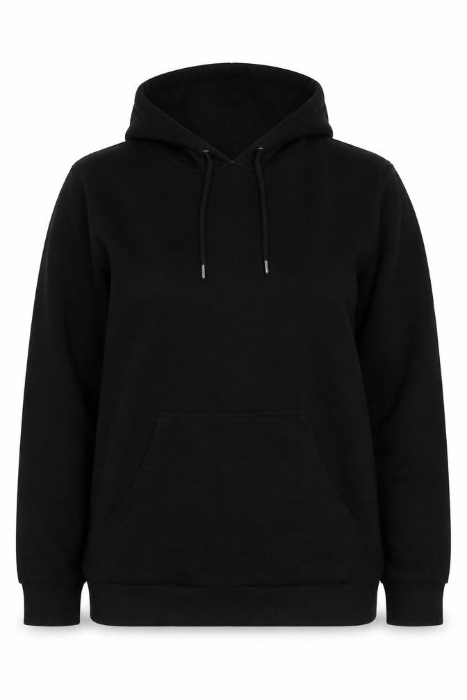 Brave Soul Unisex Black Pullover Hoodie L