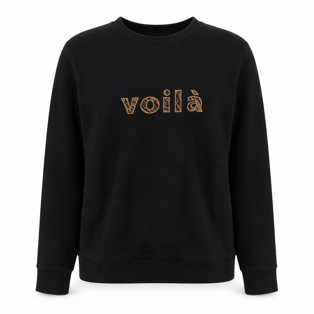 Warehouse Women's Black Pullover Sweatshirt L