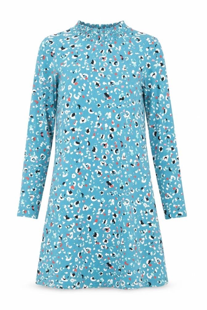 Marks & Spencer Women's Blue Animal Print Dress