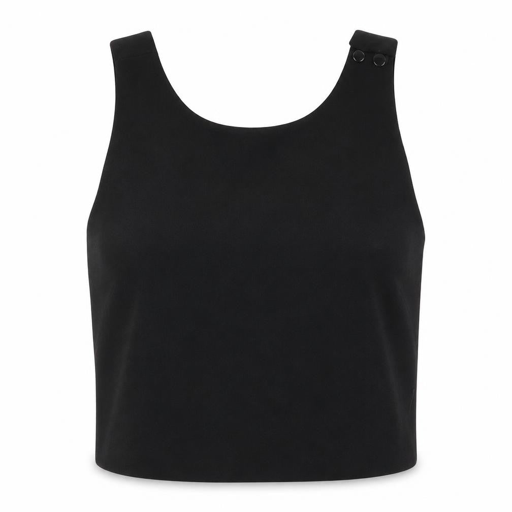 Next Women's Black Cropped Tank Top Size 6