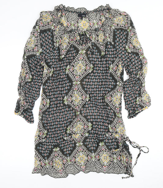 Next Women's Multicoloured 3/4 Sleeve Dress
