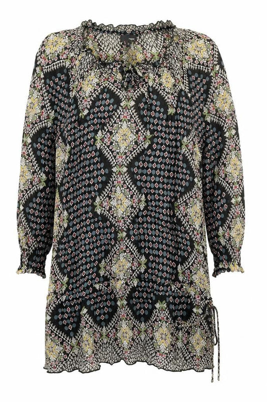 Next Women's Multicoloured 3/4 Sleeve Dress