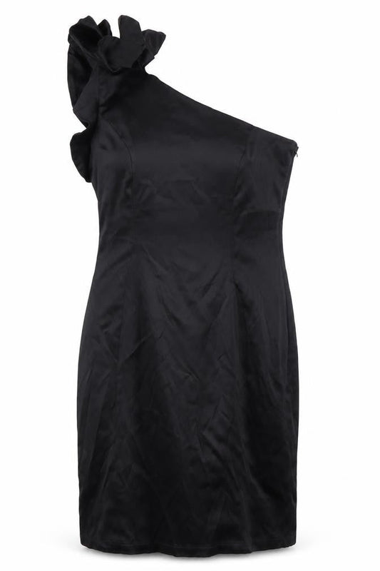 Red Herring Women's Black Asymmetrical Dress Size 12