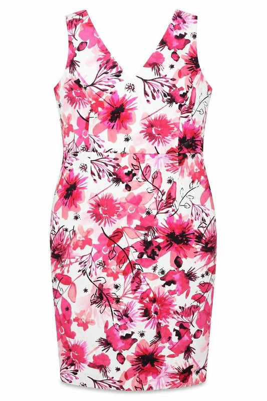 M&Co Women Multicoloured Floral Dress Size 10