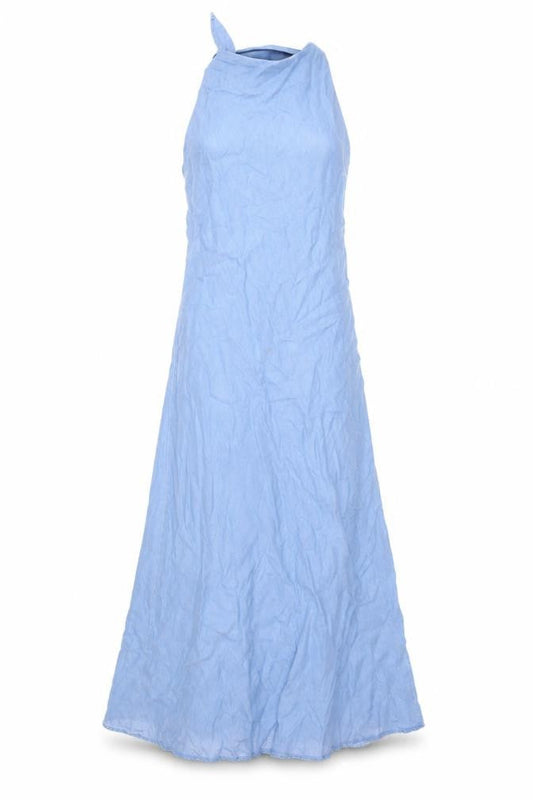 Zara Women’s Blue Sleeveless Long Dress UK 2