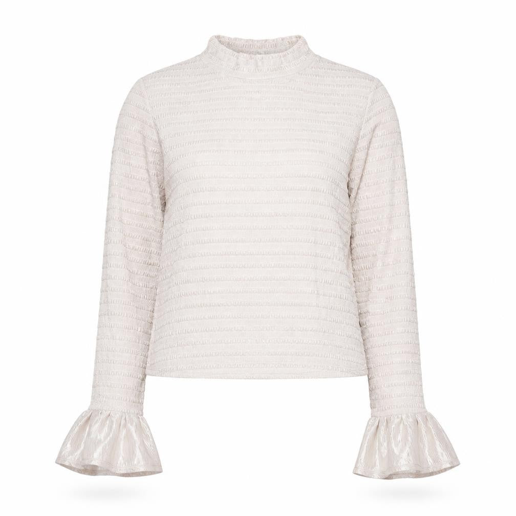 Asos Design Women's Beige Mock Neck Top Size 16