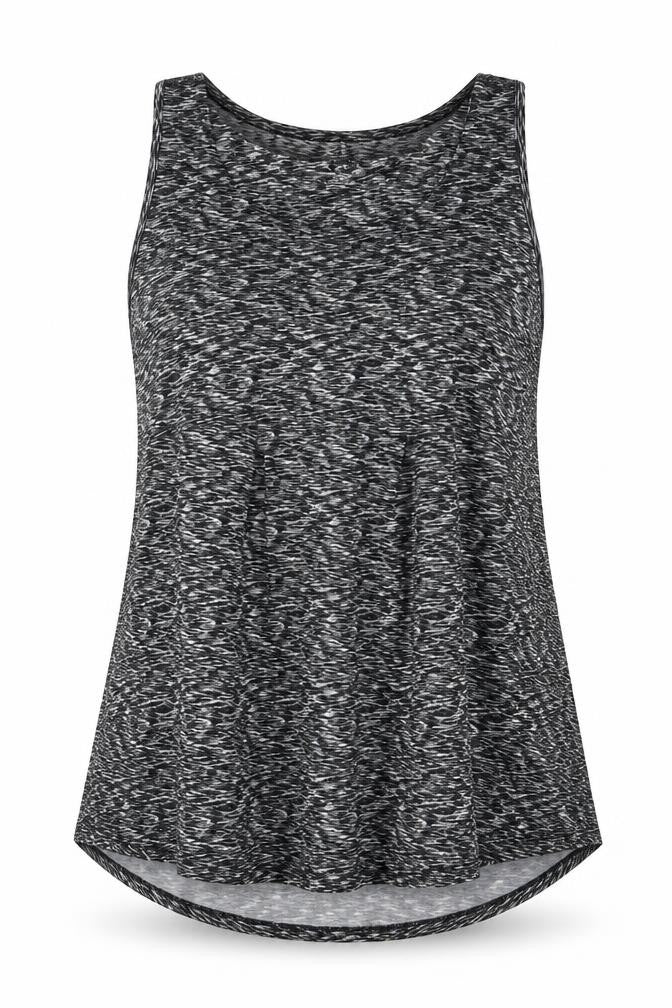 Lands' End Women's Black Sleeveless Tank Top M