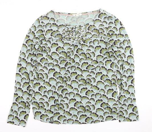 White Stuff Women's Floral Top, Size 12, Multicoloured