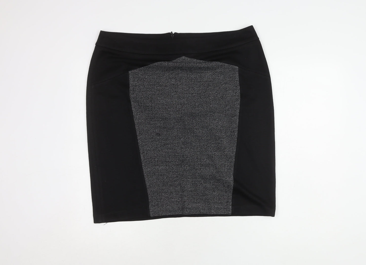 Roman Women’s Black Geometric Pencil Skirt