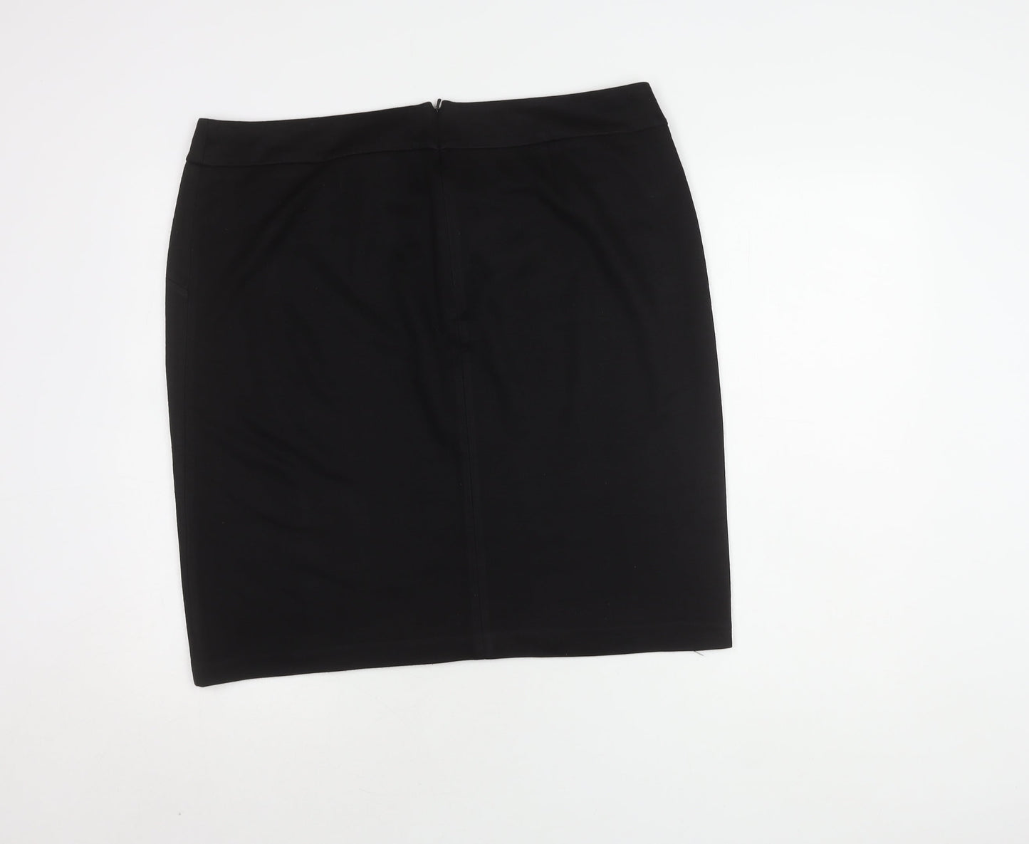 Roman Women’s Black Geometric Pencil Skirt