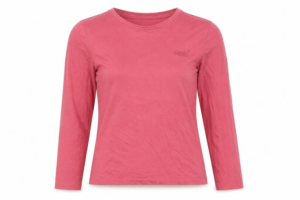 Superdry Women's Red Long Sleeve T-Shirt Size 10