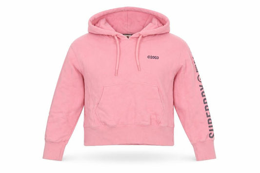 Superdry Women's Pink Pullover Hoodie Size 10