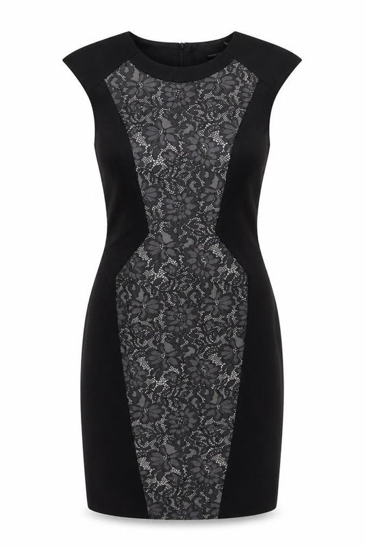 Roman Women's Black Sheath Dress - Size 10