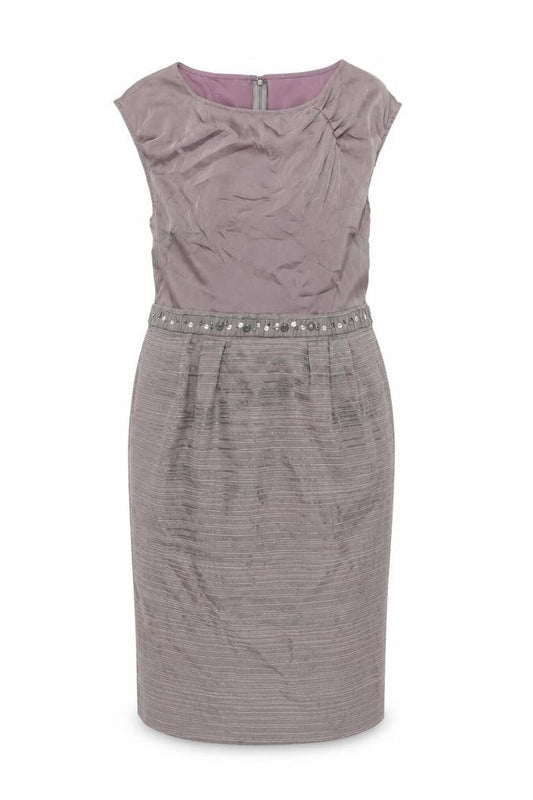 Country Casuals Women's Grey Sleeveless Dress Size 12