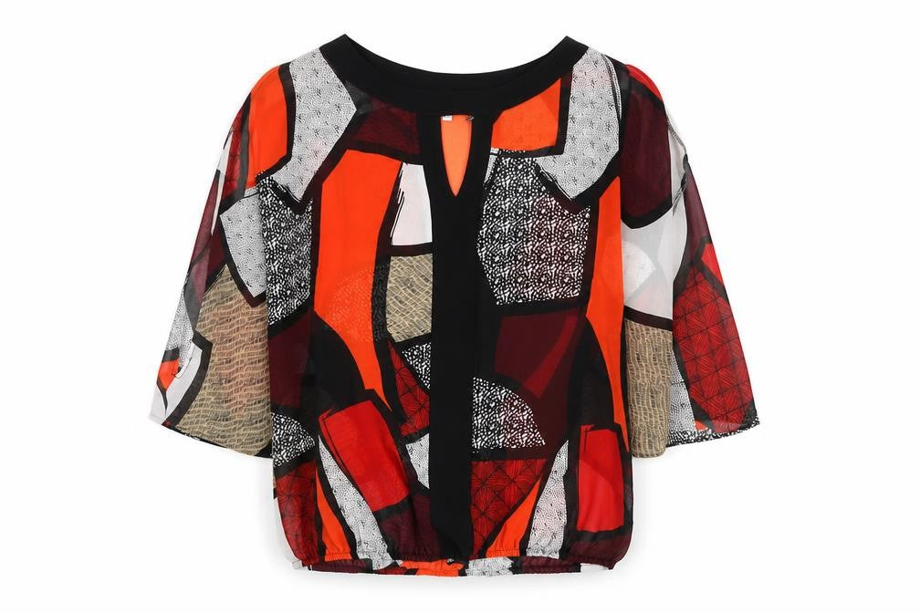 Principles Women's Multicolour Geometric Top